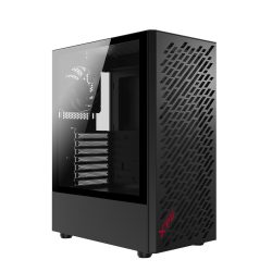 Case Media Torre ATX con Ventana y Vidrio Negro Valor Air Adata XPG