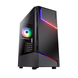 Case Gamin´´Media Torre Vidrio Templado ATX Negro MX360 RGB Cougar