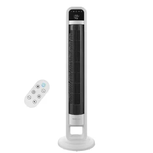 Ventilador de Torre 38" Control Remoto 5 Velocidades WiFi Blanco OmniBreeze