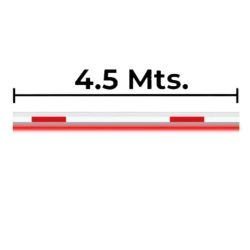 Brazo Recto de 4.5mts LED para Barrera CMP y BGM ZKTeco