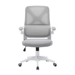 Silla Empresarial con Brazos Abatibles Mesh BREEZE Gris VektorTech