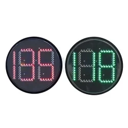 Repuesto Semáforo Luz LED Conteo Regresivo Rojo y Verde 30cms FAMA