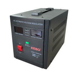 Regulador de Voltaje 1000VA / 600W Entrada 80-260V Salida 110-220V Kebo