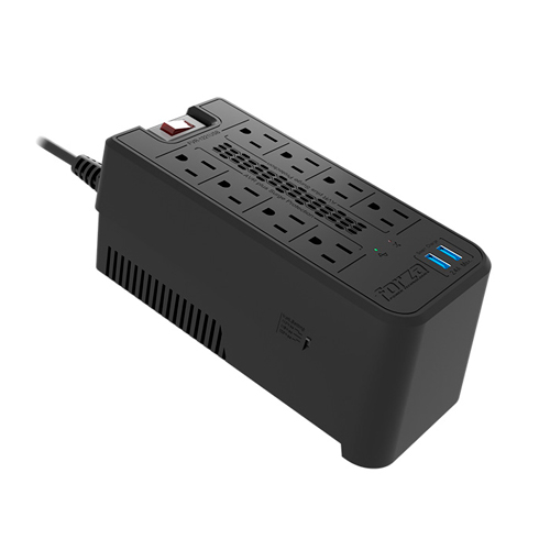Regulador de voltaje 1200VA/600W FVR-1221USB Forza