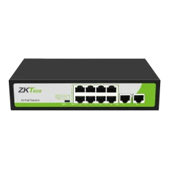 Switch POE de 8 Puertos 10/100Mbps PE082-120-C ZKTeco