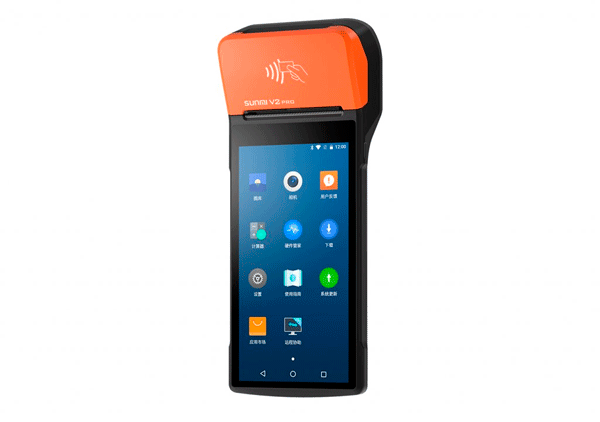 POS Portátil Sunmi V2 PRO Impresora Integrada Scanner NFC 4G Wi-Fi
