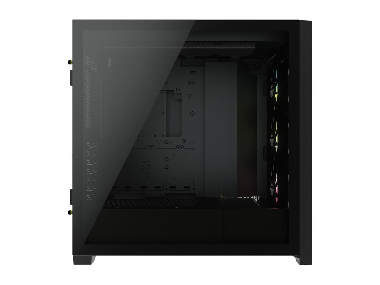 Case ATX Mid-Tower Vidrio Templado Negro RGB iCUE 5000X - Imagen 13