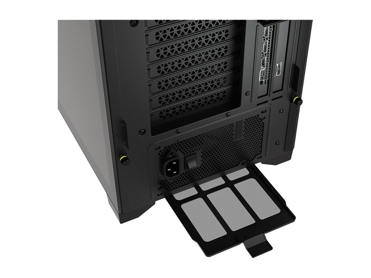 Case ATX Mid-Tower Vidrio Templado Negro RGB iCUE 5000X - Imagen 2