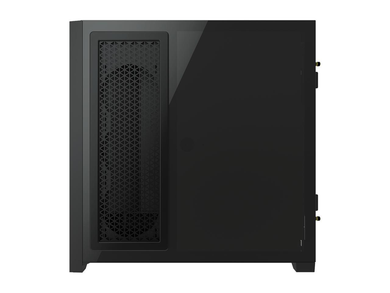 Case ATX Mid-Tower Vidrio Templado Negro RGB iCUE 5000X - Imagen 3