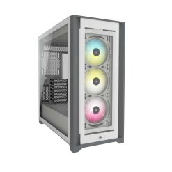 Case ATX Mid-Tower Vidrio Templado Blanco RGB iCUE 5000X