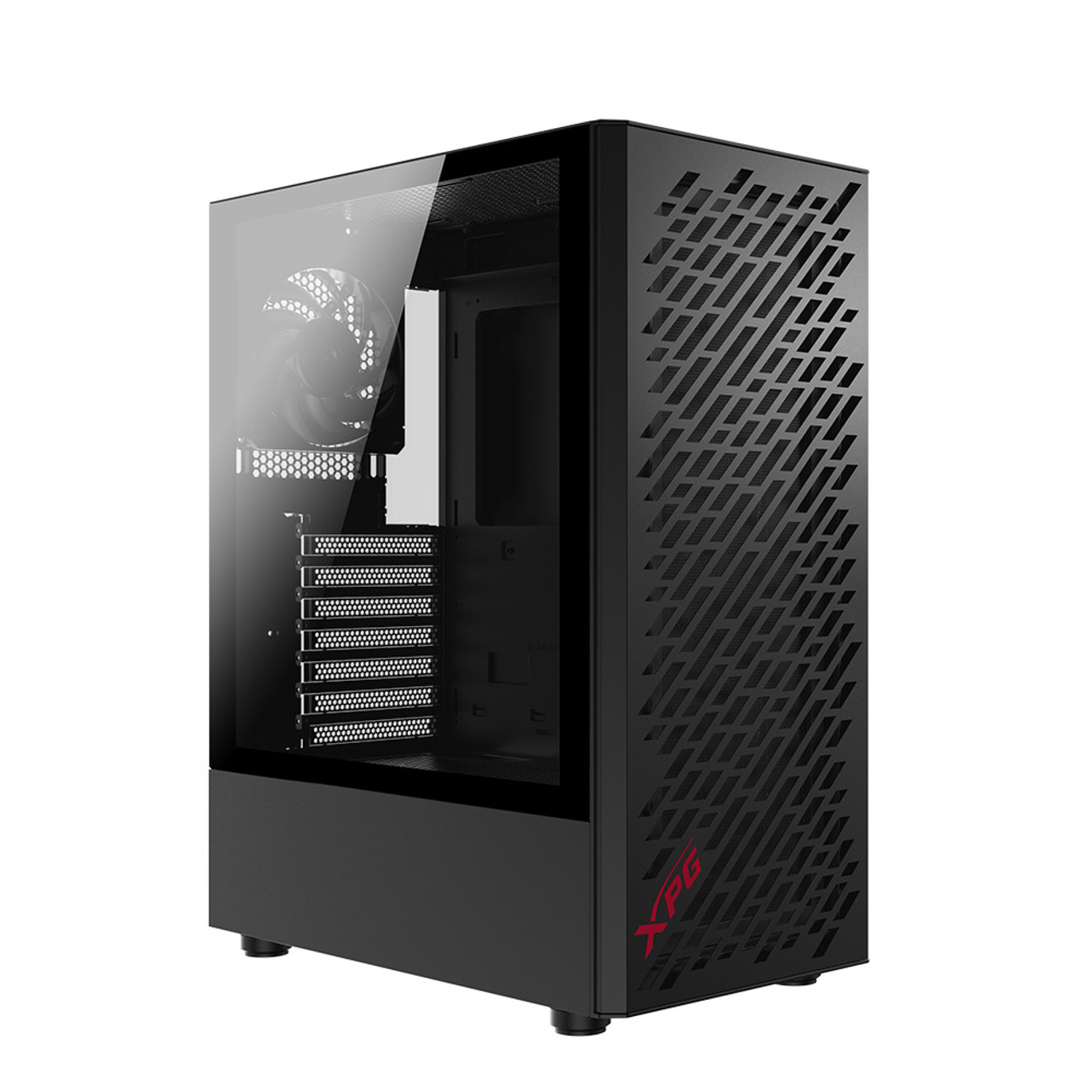 Case Media Torre ATX con Ventana y Vidrio Negro Valor Air Adata XPG