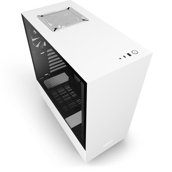 Case Media Torre ATX Blanco Mate H510 NZXT - Imagen 2