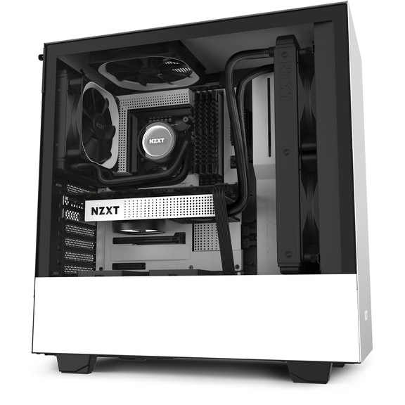 Case Media Torre ATX Blanco Mate H510 NZXT - Imagen 5