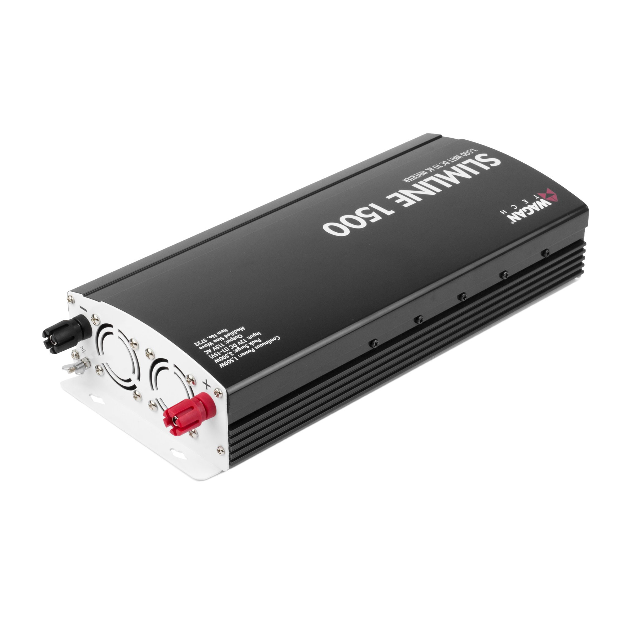 Inversor de Corriente CA 1500W TrueRated 12V SlimLine Wagan - Imagen 5