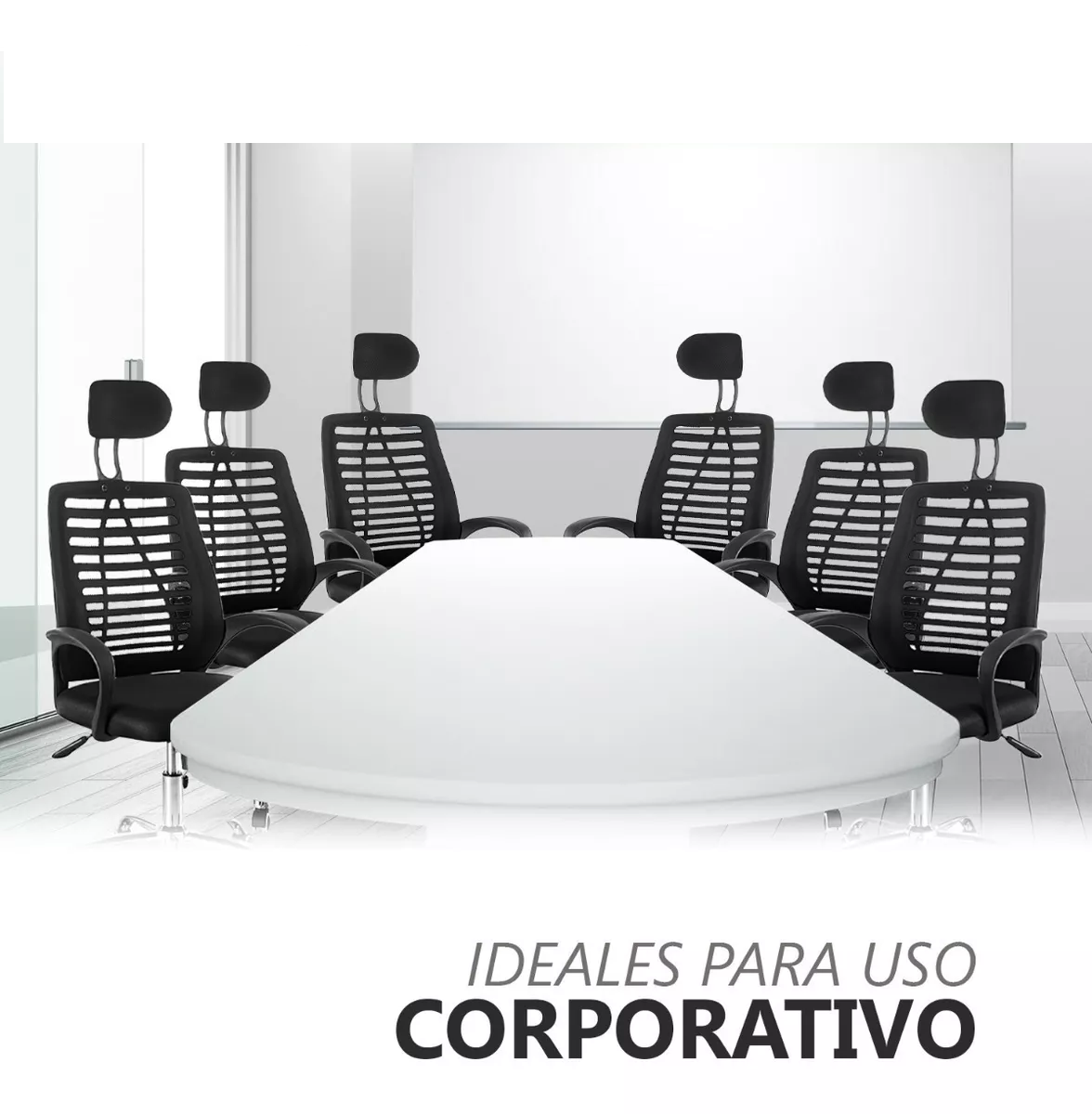 Silla de Oficina Gerencial Reclinable - Imagen 6
