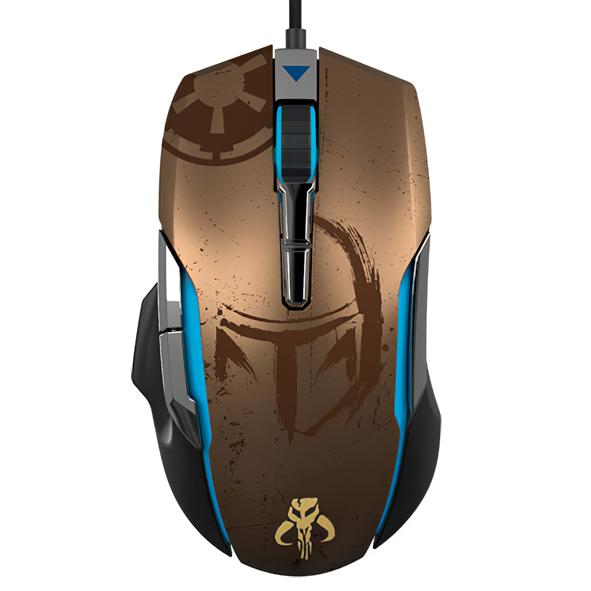 Mouse Alámbrico Iluminado Star Wars Mandalorian PMO-S202ML Primus - Imagen 3
