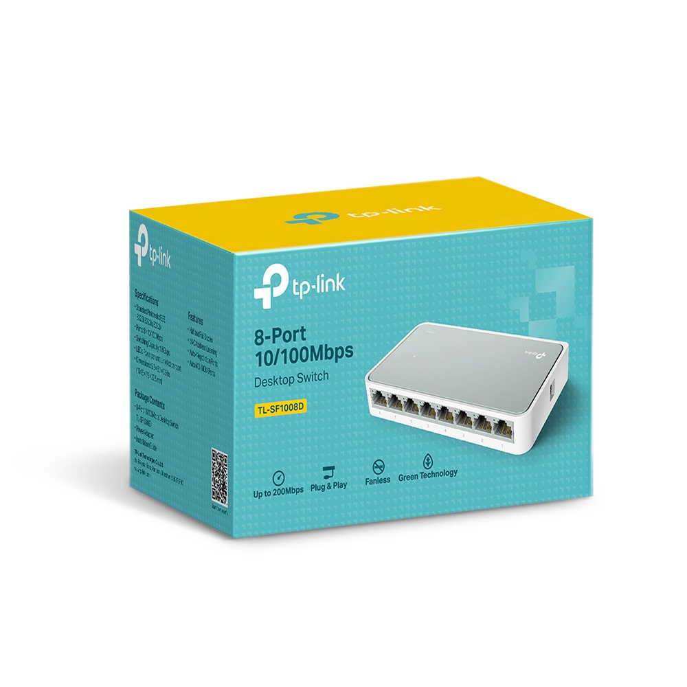Switch de sobremesa con 8 puertos a 10/100 Mbps TP-Link - Imagen 4