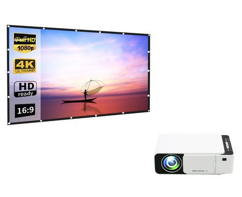 Proyector HD Teatro Portátil con Pantalla Pegable 120" PHT - Imagen 2