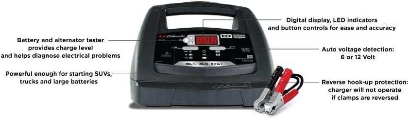 Arrancador Jumper 100A y Cargador de Batería 30A Schumacher - Imagen 2