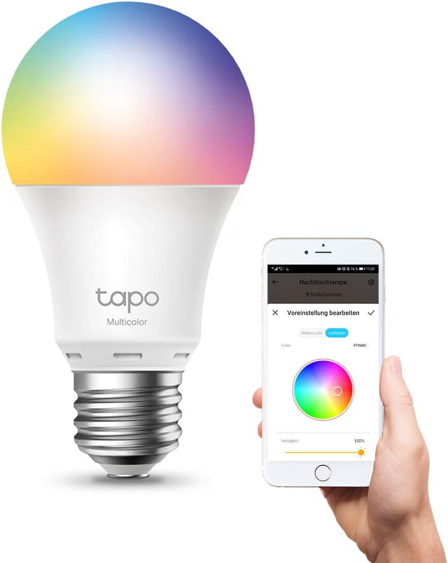 Bombilla Inteligente RBD Multicolor Blanca Tapo L530E - Imagen 2