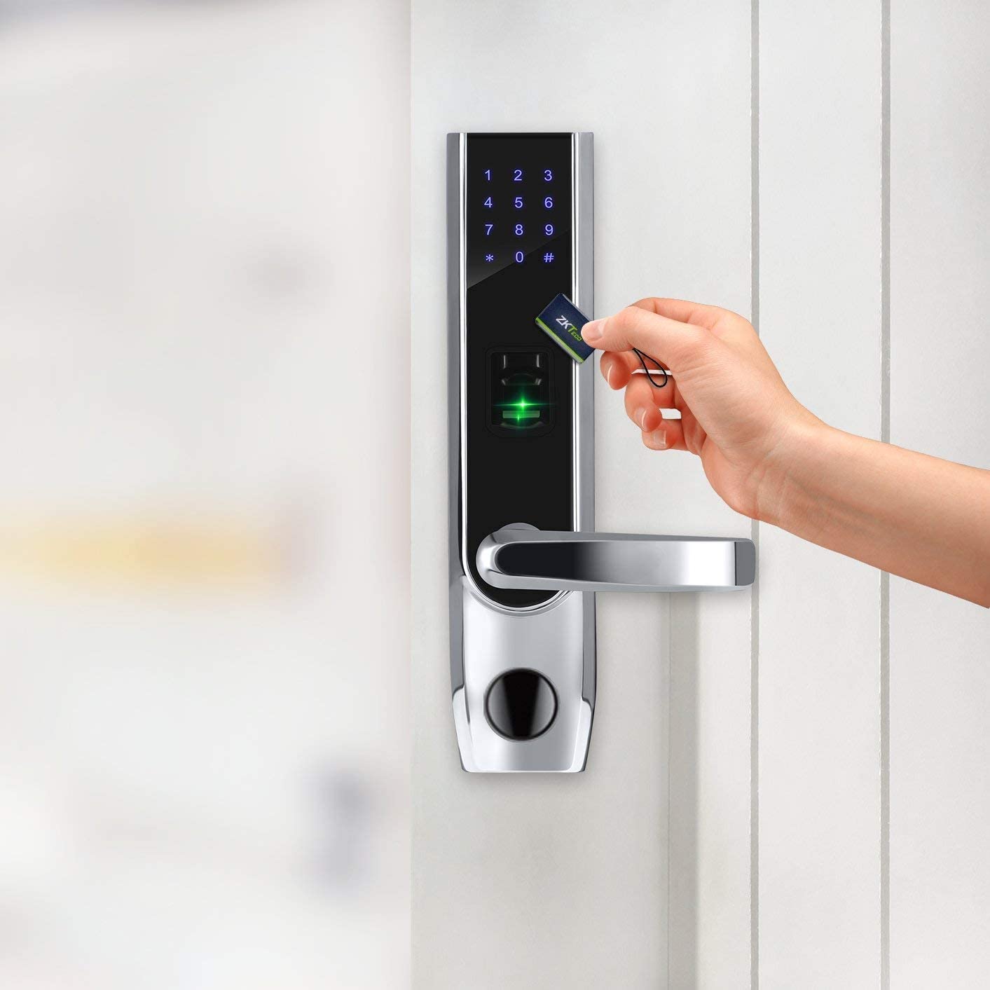 Cerradura de Huella digital Bluetooth TL400B ZKTeco - Imagen 9