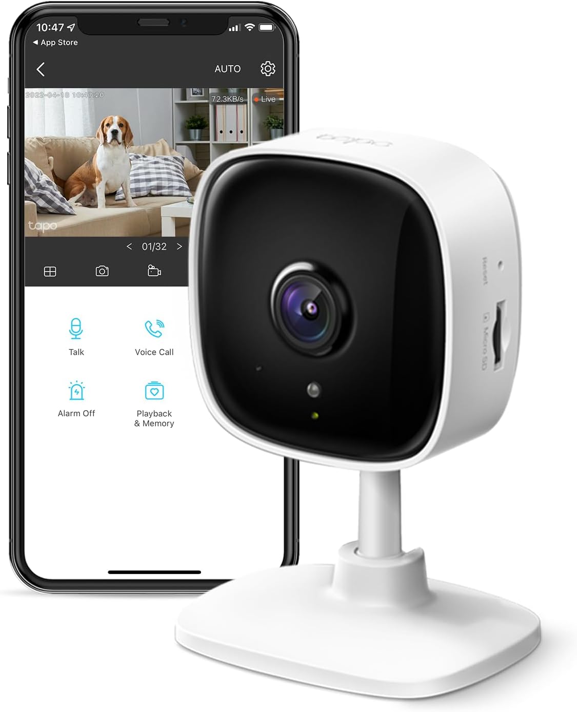 Cámara de Seguridad Wi-Fi para Interior 1080p Tapo C100 TP-Link - Imagen 4