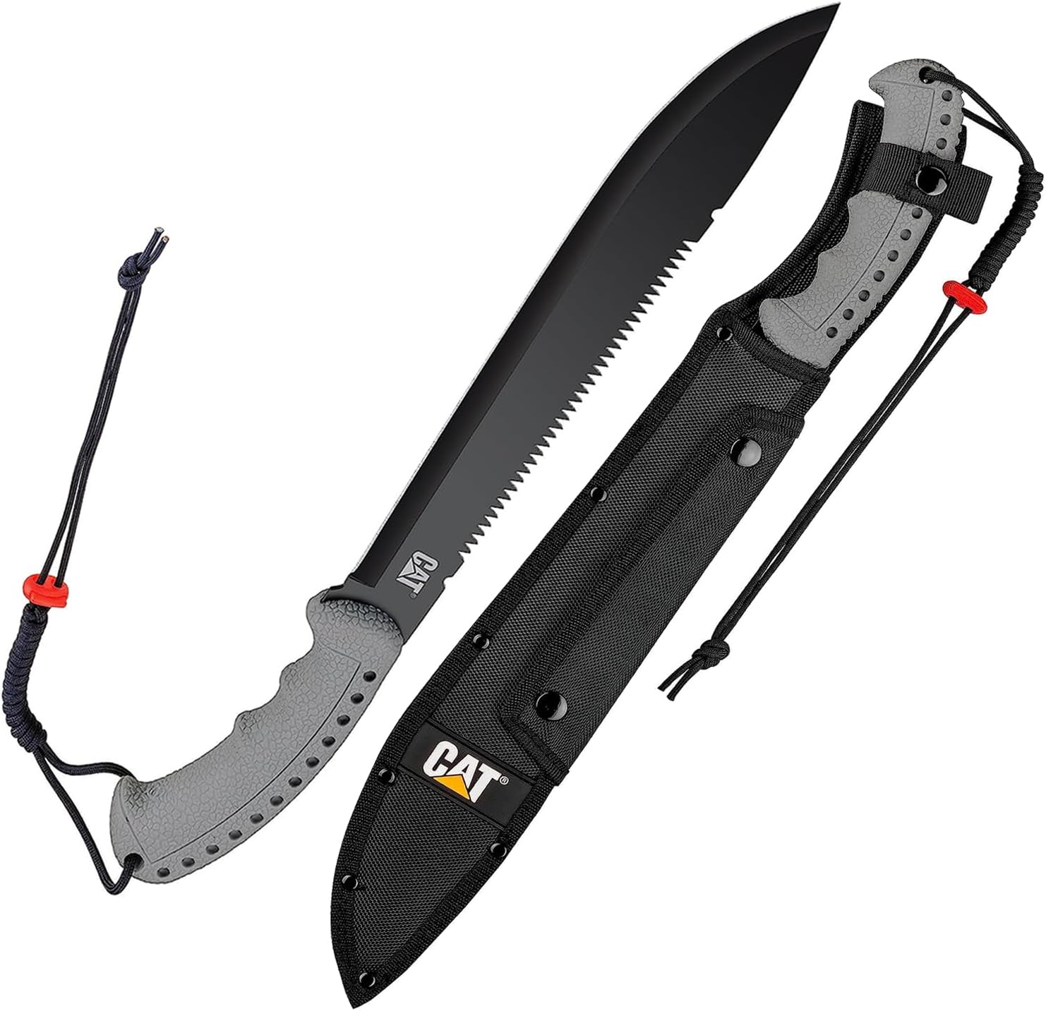 Machete Latino 53.3Cm 21Pulg Acero Inoxidable con funda y correa CAT - Imagen 2