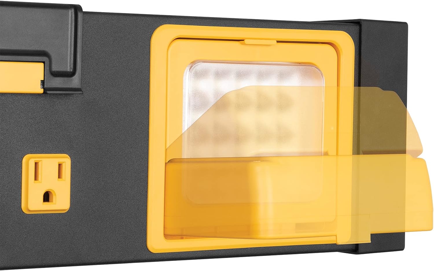 Estación de Carga y Trabajo 4 en 1 con 6 tomas, 2 puertos USB, 2 LED Giratorias - Imagen 6