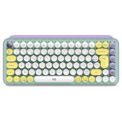 Teclado Mecánico Inalámbrico Menta-Lila POP Keys Logitech