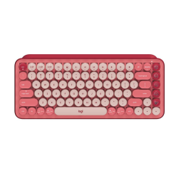 Teclado Mecánico Inalámbrico Fucsia-Rosado POP Keys Logitech