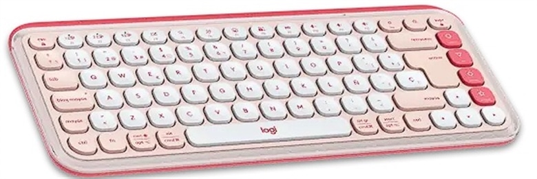 Teclado y Mouse Español Pop Icon Combo Rosado y Blanco Logitech - Imagen 5