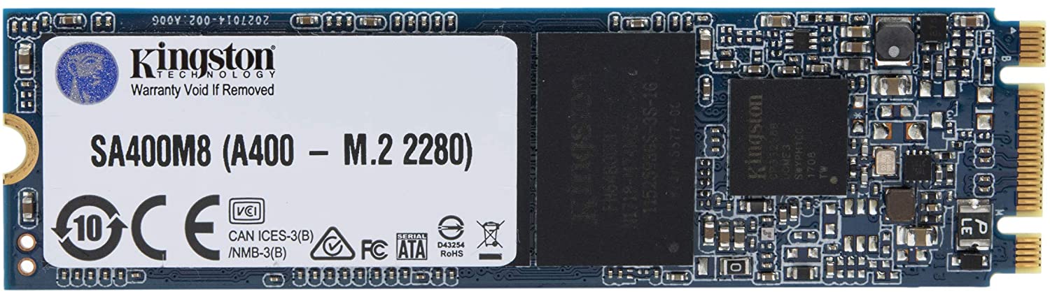 Unidad SSD 480GB M.2 SATA 2280 Kingston A400 - Imagen 2