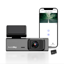 Cámara para Vehiculo Dash Cam 2K Wi-Fi AutoSky