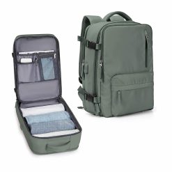 Mochila de Viaje Equipaje personal de cabina Verde Mivoot
