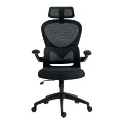 Silla de Oficina Abatible AERO Mesh Negra VektorTech