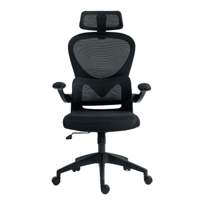 Silla de Oficina Abatible AERO Mesh Negra VektorTech