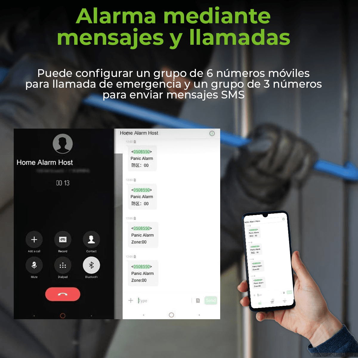 Kit Alarma de Seguridad Wi-Fi con Sensor de Movimiento y Ventanas ZKTeco - Imagen 4