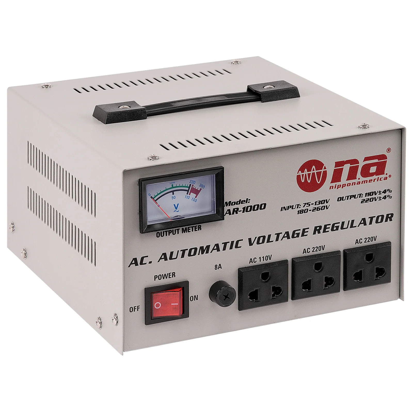 Regulador de Voltaje 1000 W Nippon America - Imagen 2