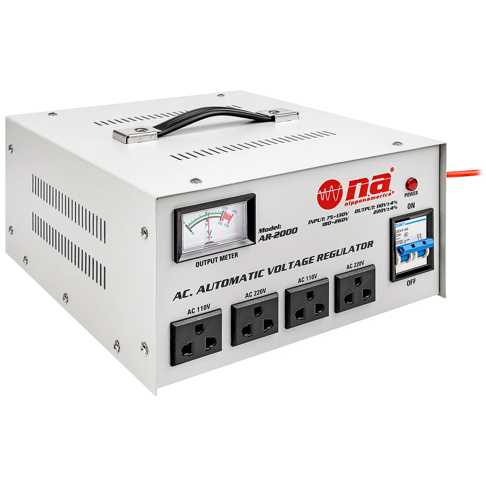 Regulador de Voltaje 2000 W Nippon America - Imagen 4