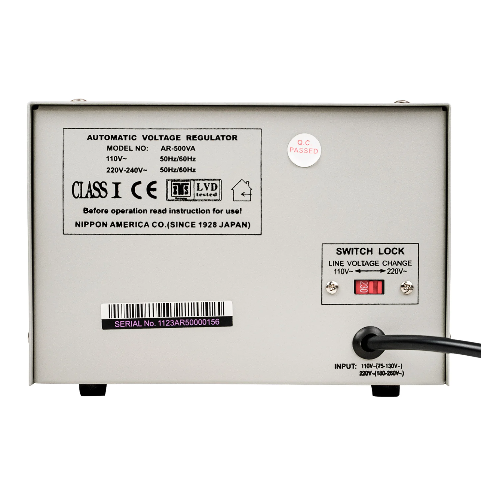 Regulador de Voltaje 500 W Nippon America - Imagen 5