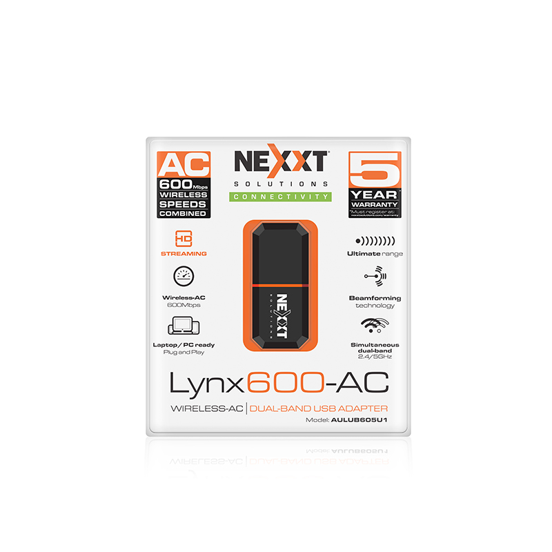 Adaptador Wi-Fi Lynx600 USB Nexxt - Imagen 2