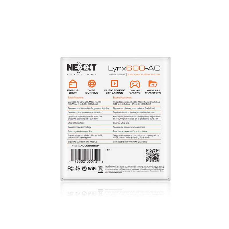 Adaptador Wi-Fi Lynx600 USB Nexxt - Imagen 10