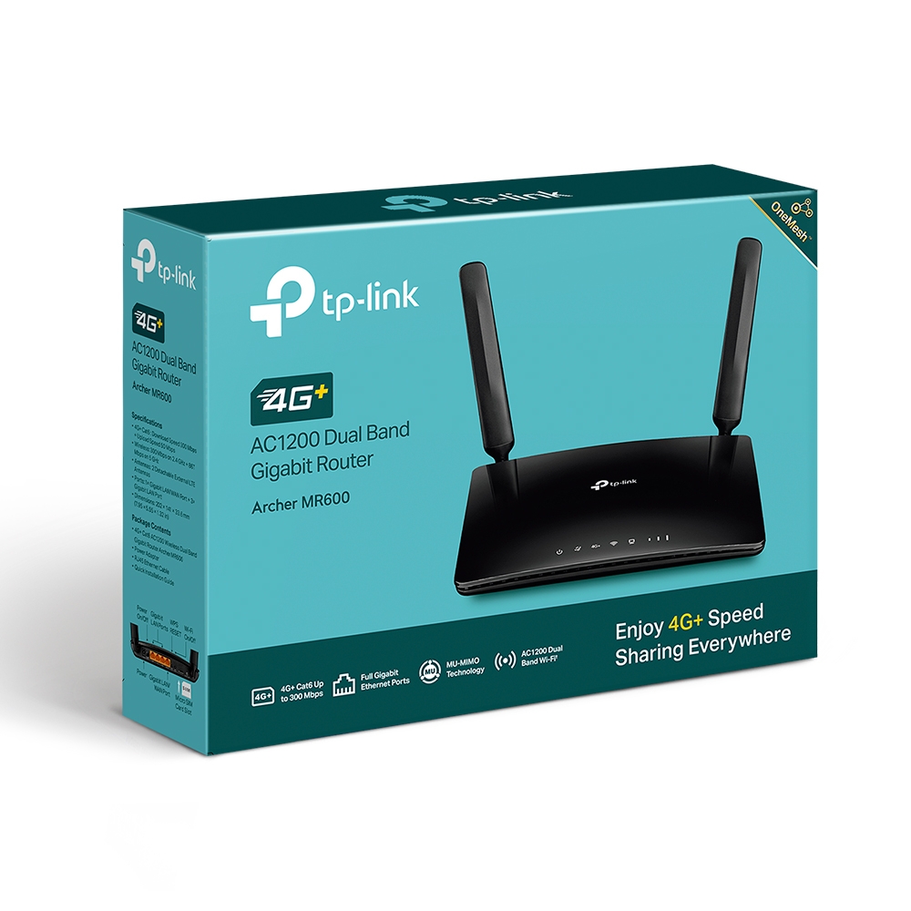 Router Wi-Fi 4G+ LTE CAT6 MR600 TPLink - Imagen 2