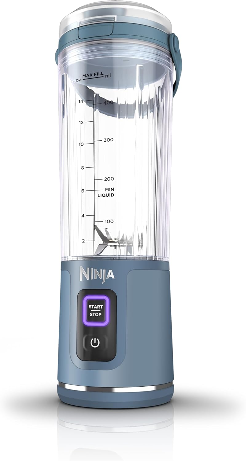 Licuadora Portátil Recargable Blast 530mL Azul Ninja - Imagen 2