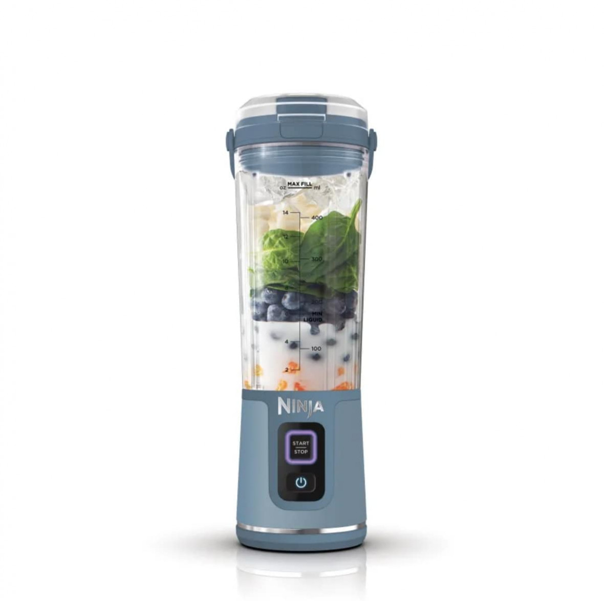 Licuadora Portátil Recargable Blast 530mL Azul Ninja - Imagen 6