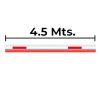 Brazo Recto de 4.5mts LED para Barrera CMP y BGM ZKTeco