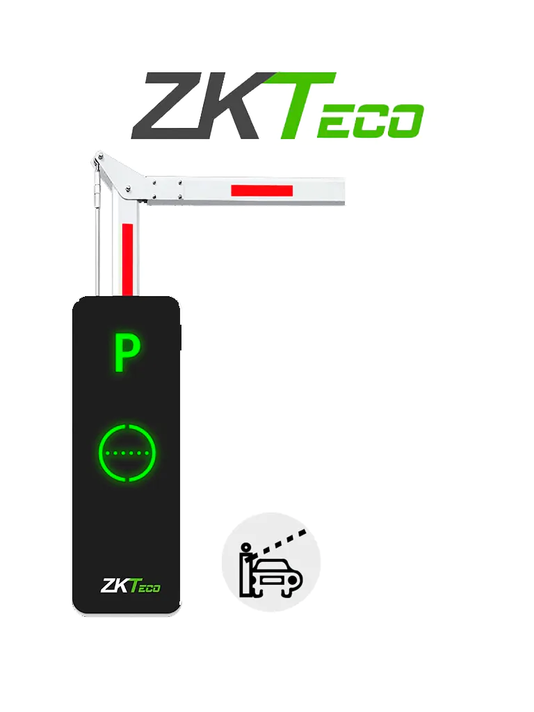 Barrera de Accesos Vehicular 4.5mt Brazo Articulado Izquierda BMG ZKTeco - Imagen 2