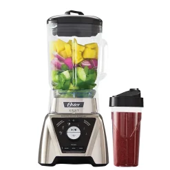 Licuadora Xpert Series Niquelada con Control de Textura y un Blend-N-Go Oster