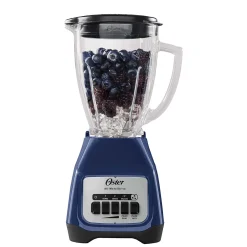 Licuadora 2 Velocidades Vaso de Vidrio Azul Oster