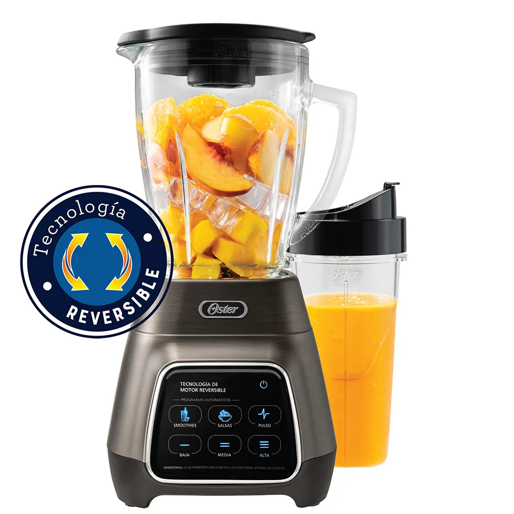 Licuadora con Tecnología Reversible y Pantalla Táctil, Incluye un vaso Blend-N-Go Oster - Imagen 5